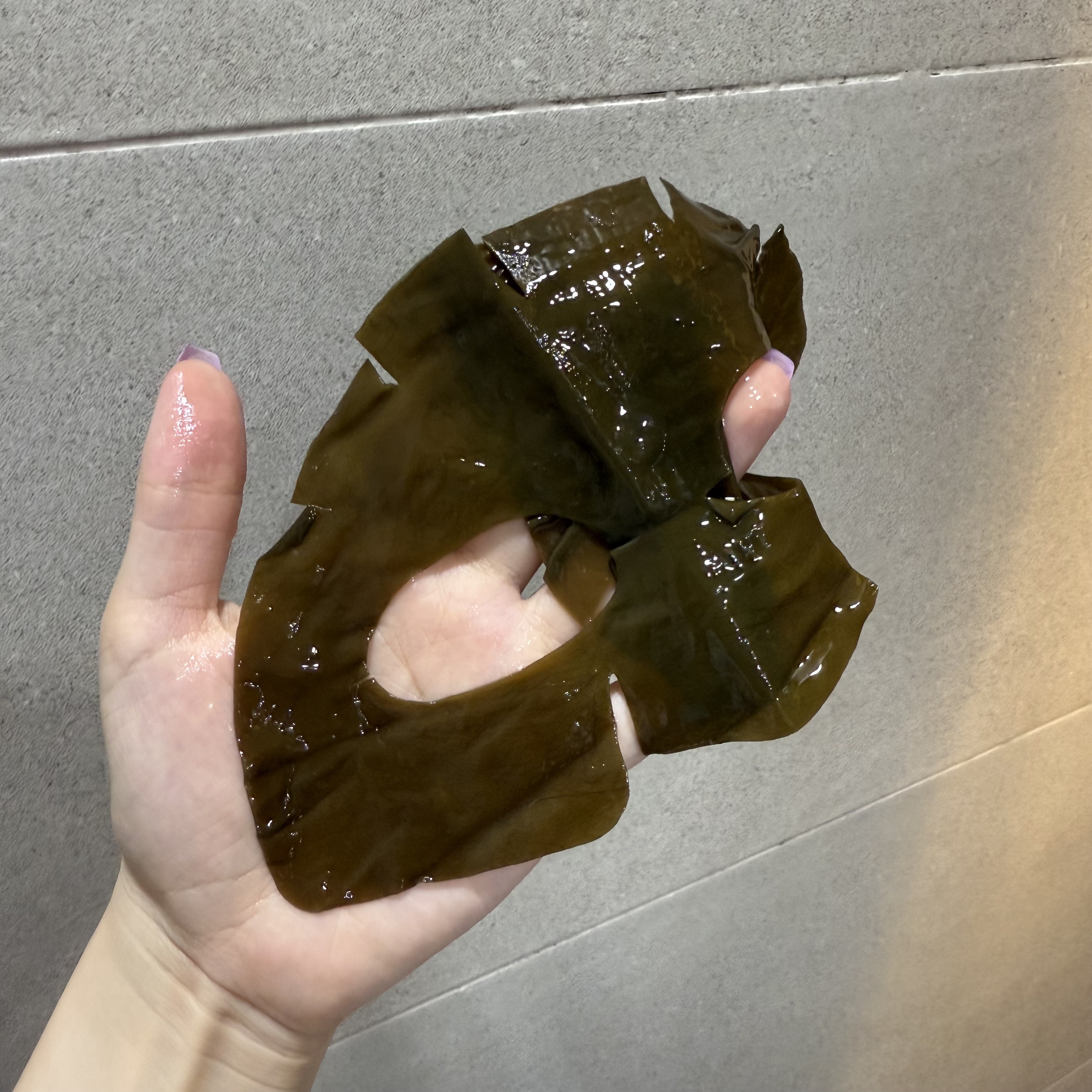 アルゲオーガニックコンブマスクパック/WHAMISA/シートマスク・パックを使ったクチコミ（2枚目）