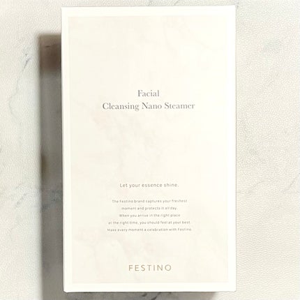 フェイシャルクレンジングナノスチーマー/FESTINO/美顔器・マッサージを使ったクチコミ(2枚目)