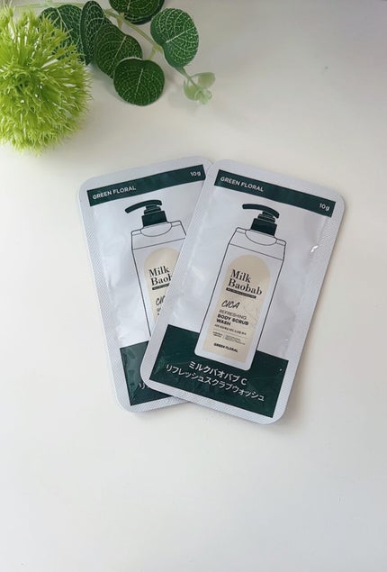 シカ リフレッシング ボディ スクラブ ウォッシュ/ミルクバオバブ/ボディスクラブを使ったクチコミ(1枚目)