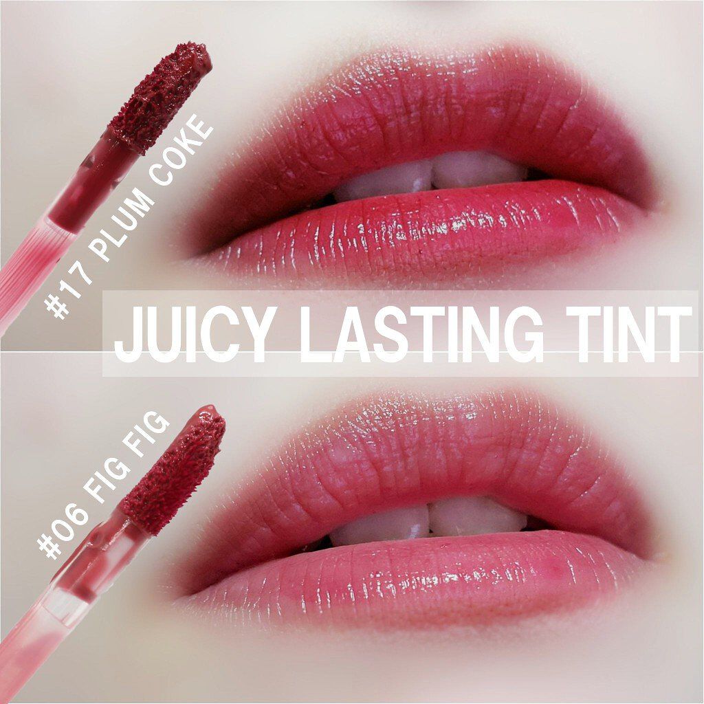 ジューシーラスティングティント/rom&nd/リップティントを使ったクチコミ（2枚目）