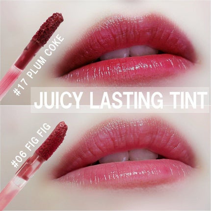 ジューシーラスティングティント/rom&nd/リップティントを使ったクチコミ(2枚目)