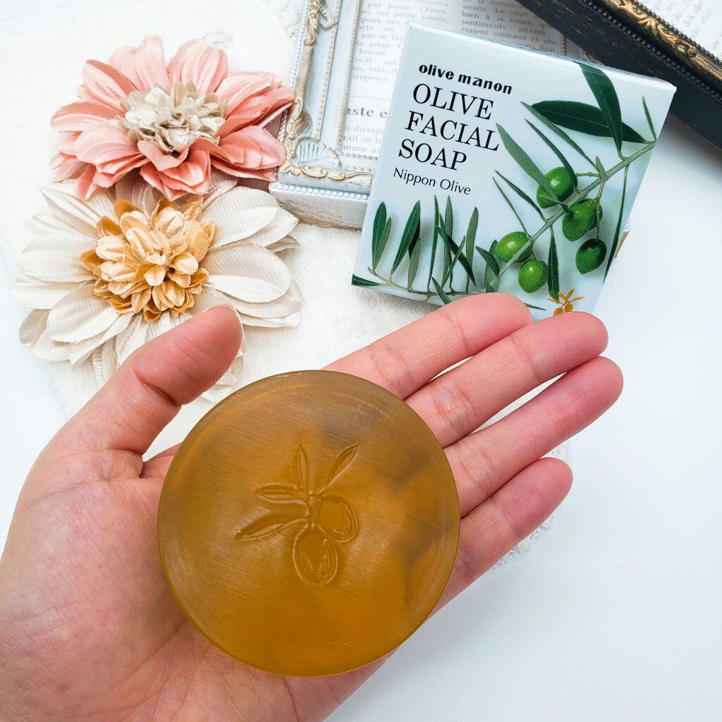 オリーブフェイシャルソープ/オリーブマノン/洗顔石鹸を使ったクチコミ（2枚目）