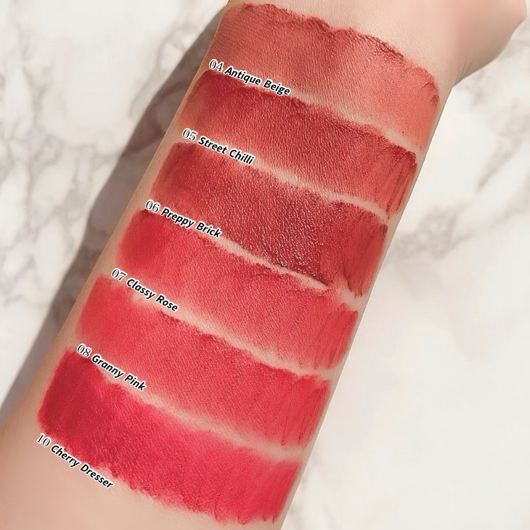 リップシルエットマットベルベットティント/i’m meme/リップティントを使ったクチコミ（3枚目）