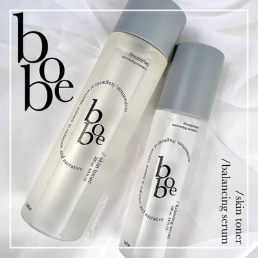 bobe バランシングセラムのクチコミ「発酵コラーゲン水のグリーンビューティースキンケア♡
ーーーーーーーーー
bobe
skin t.....」（1枚目）