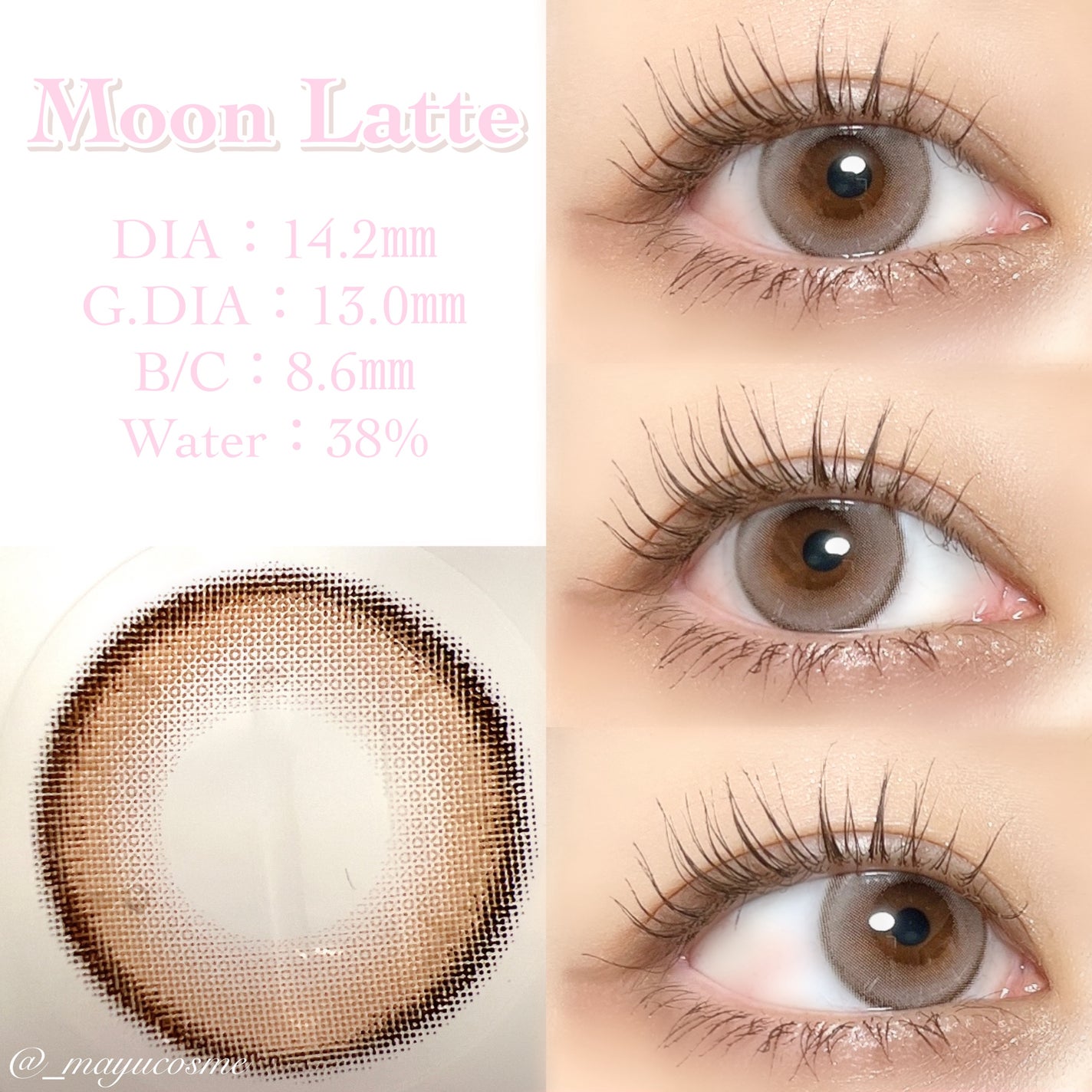 mimi charme 1day/mimi charme/ワンデー(1DAY)カラコンを使ったクチコミ(2枚目)