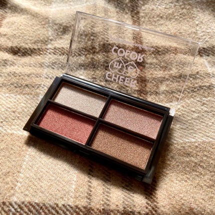 CHEER me COLOR アイシャドウ/セリア/アイシャドウパレットを使ったクチコミ(3枚目)