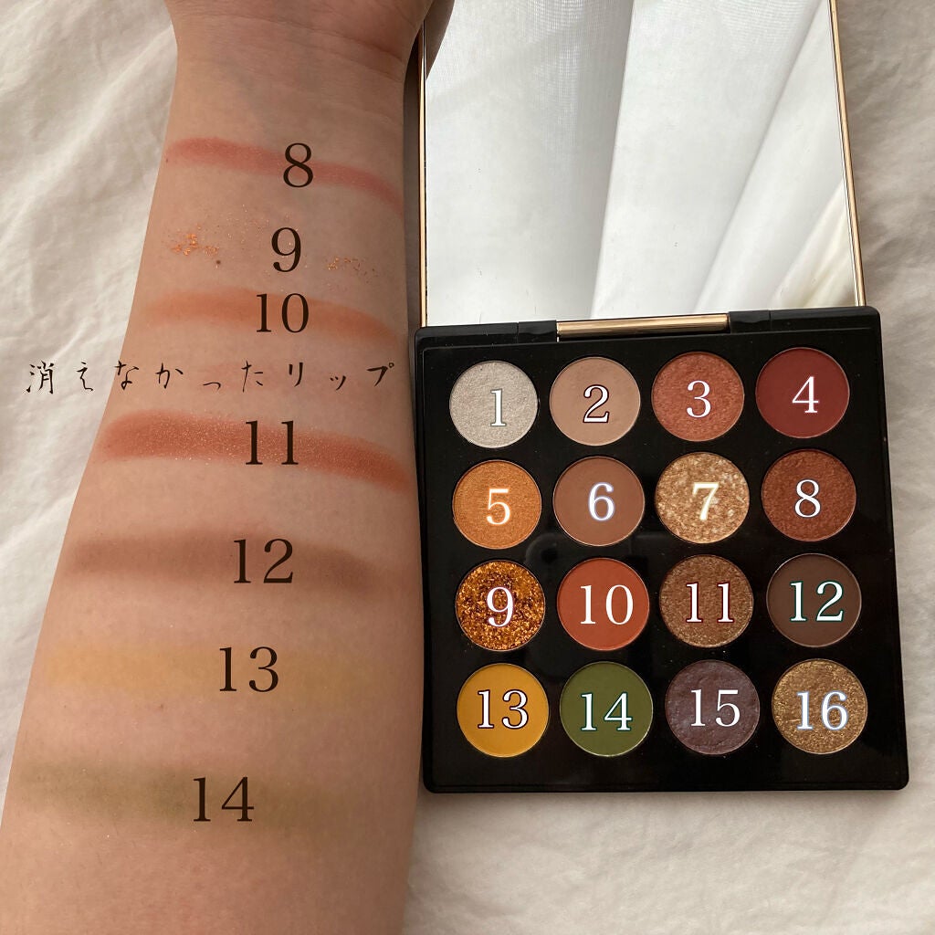 大英博物館 エジプトシリーズ アイシャドウパレット/ZEESEA/アイシャドウパレットを使ったクチコミ(3枚目)