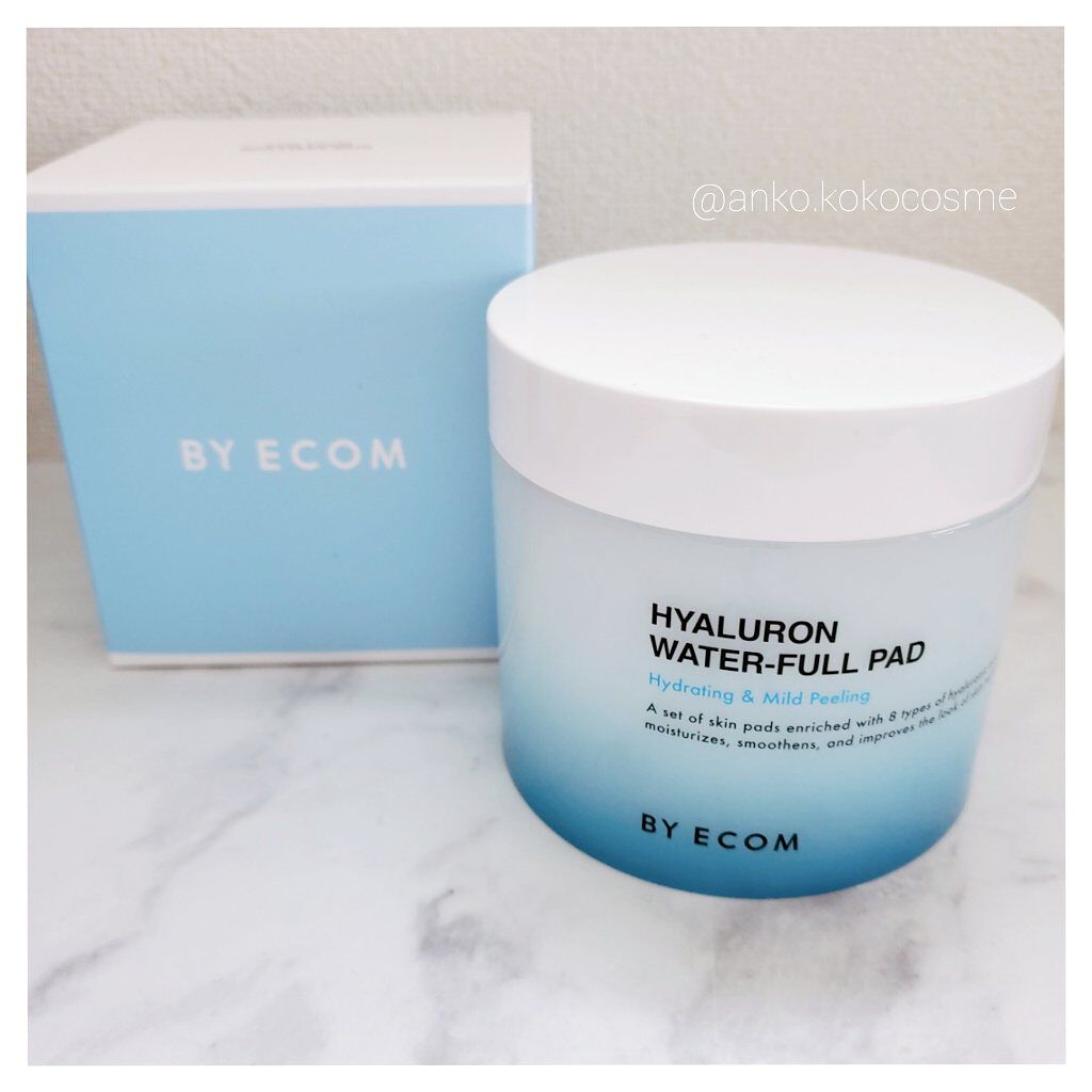ヒアルロンウォーターフルパッド/BY ECOM/トナーパッドを使ったクチコミ（1枚目）