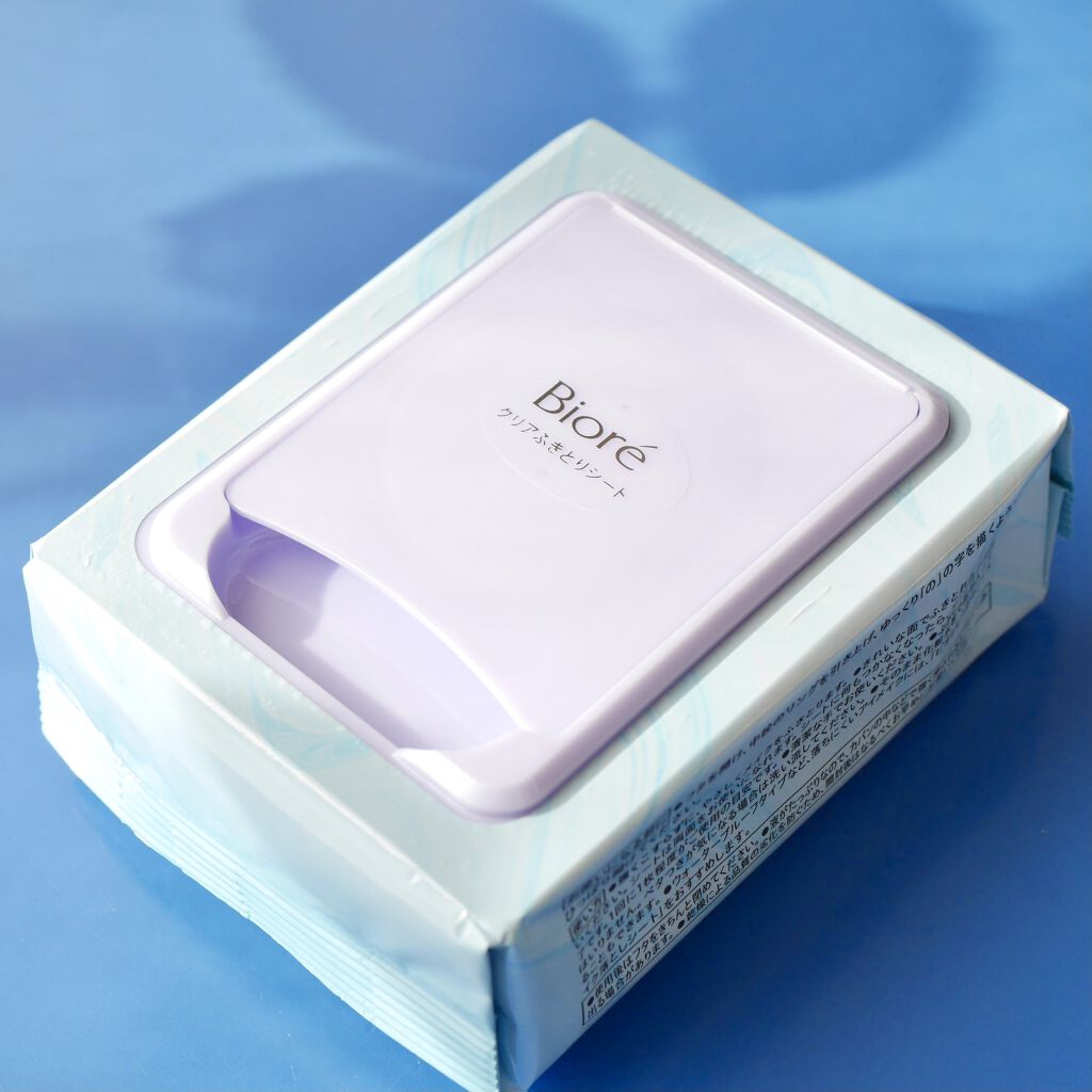 クリアふきとりシート/ビオレ/クレンジングシートを使ったクチコミ（2枚目）