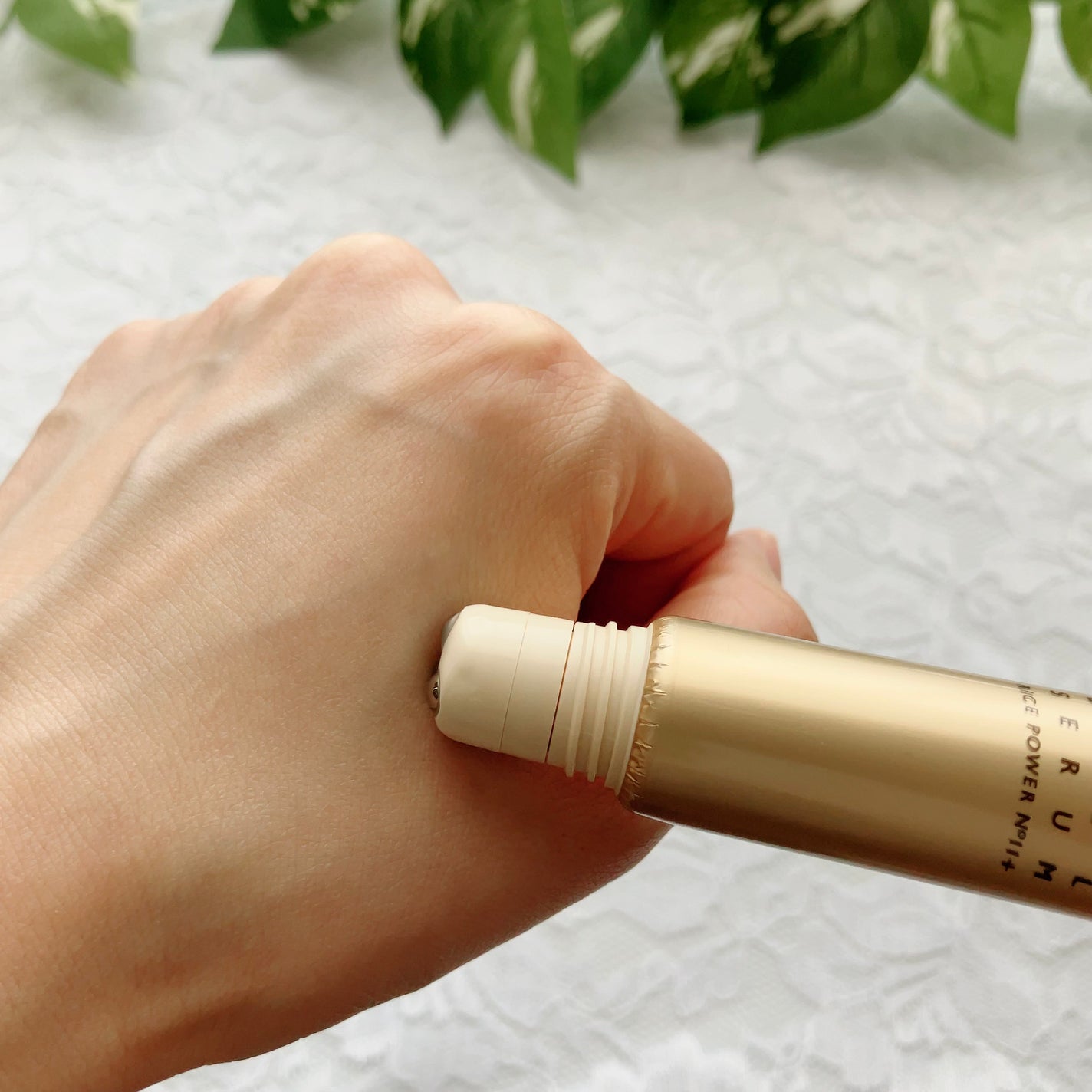 りんご フォロバ100 on LIPS 「#PR#ライスフォース「ライスフォースリンクルボールセラム【医..」(4枚目)