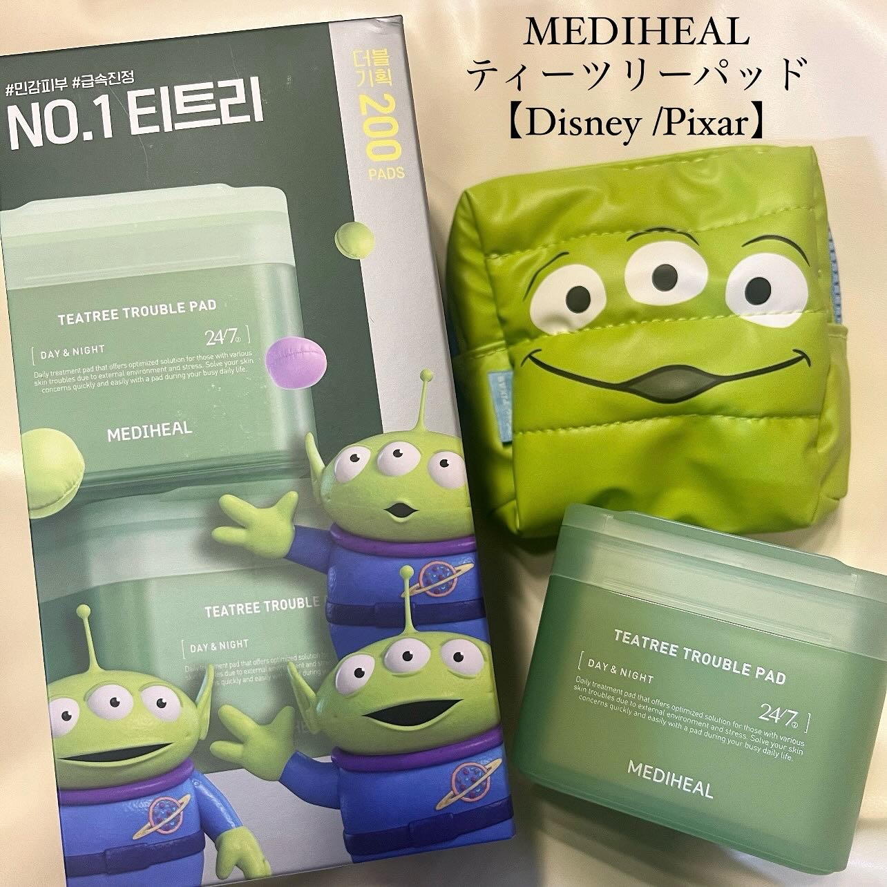 ティーツリー トラブルパッド/MEDIHEAL/トナーパッドを使ったクチコミ（1枚目）