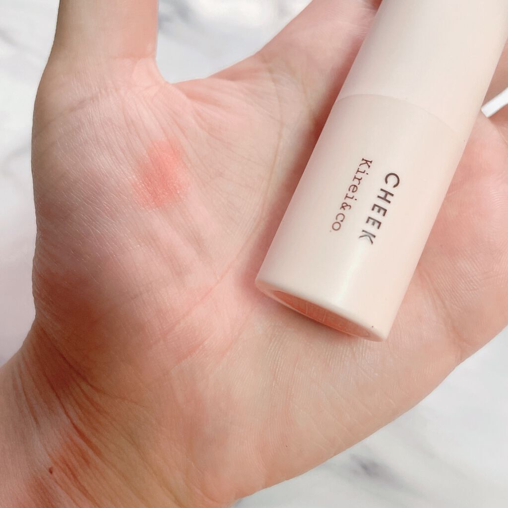 スティックチーク/Kirei&co./ジェル・クリームチークを使ったクチコミ（3枚目）