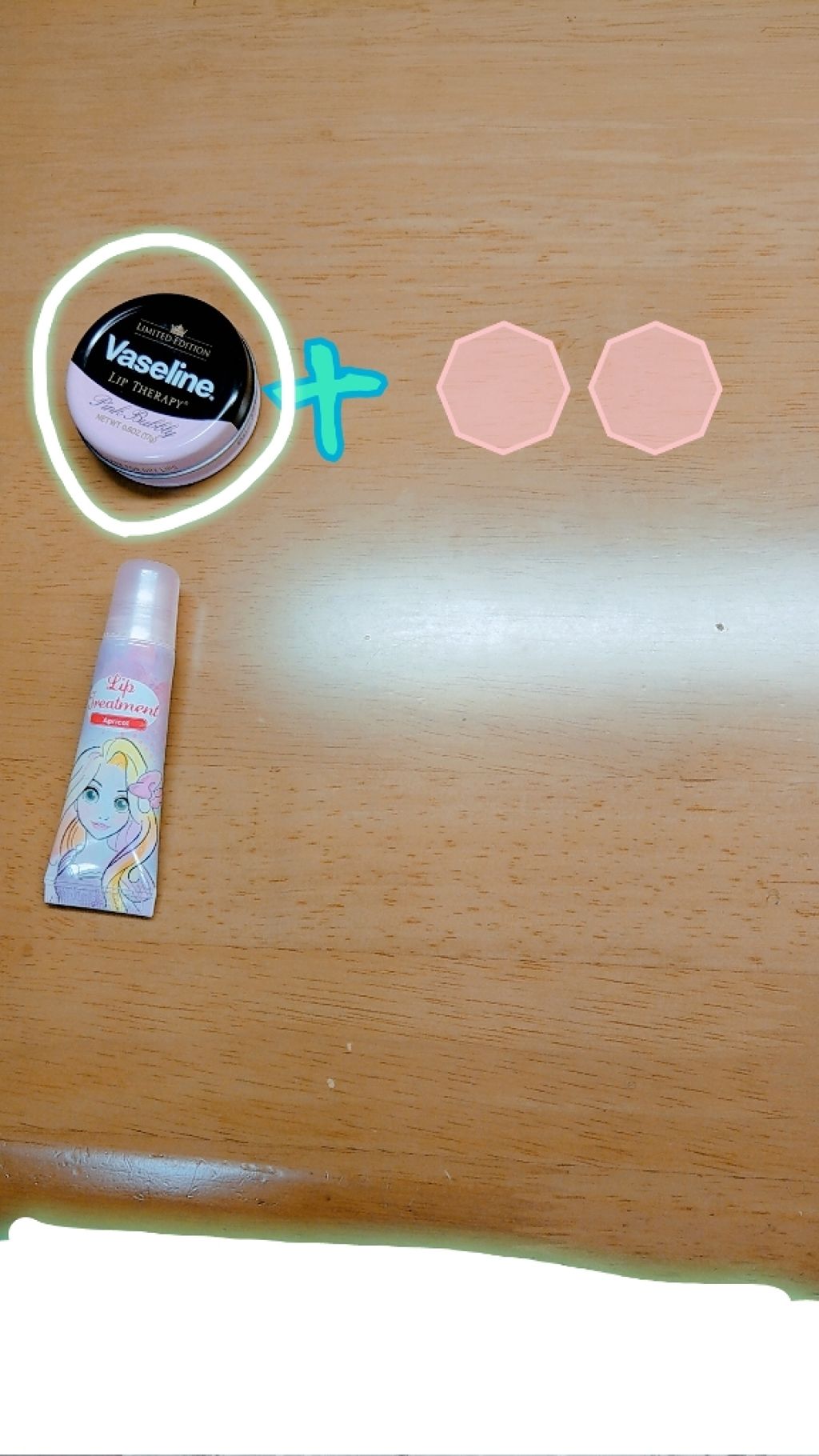 リップ スパークリングピンク/ヴァセリン/リップケアを使ったクチコミ（2枚目）