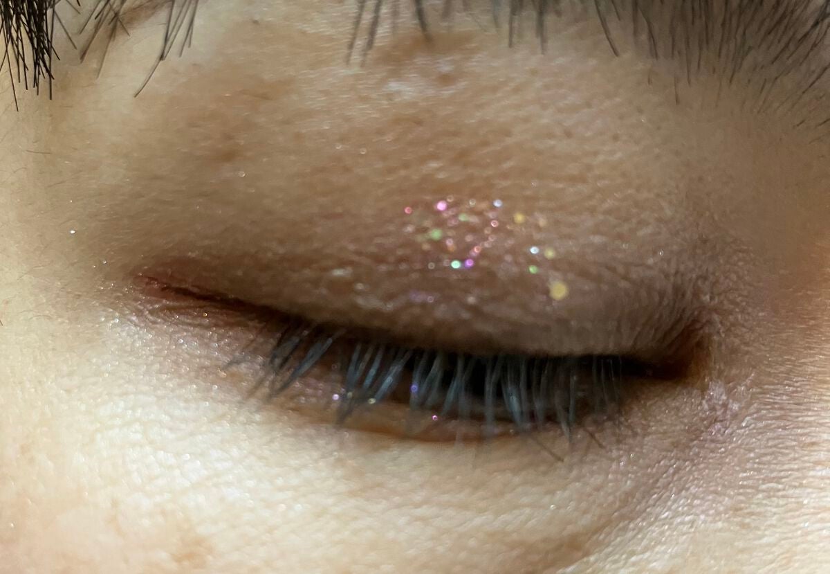 リキッド グリッター シャドウ/rom&nd/グリッターを使ったクチコミ(2枚目)