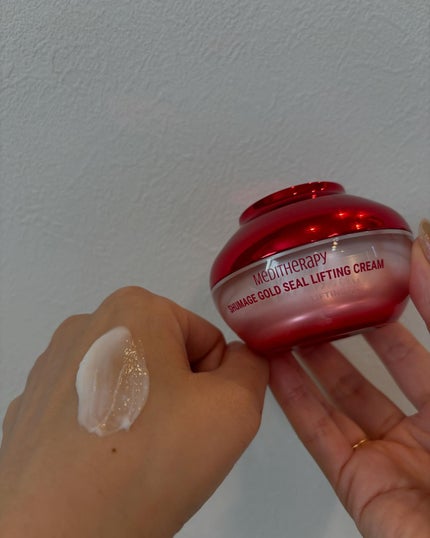 シューマジゴールド糸リフティングクリーム+EMS美顔器/MEDITHERAPY/フェイスクリームを使ったクチコミ(4枚目)