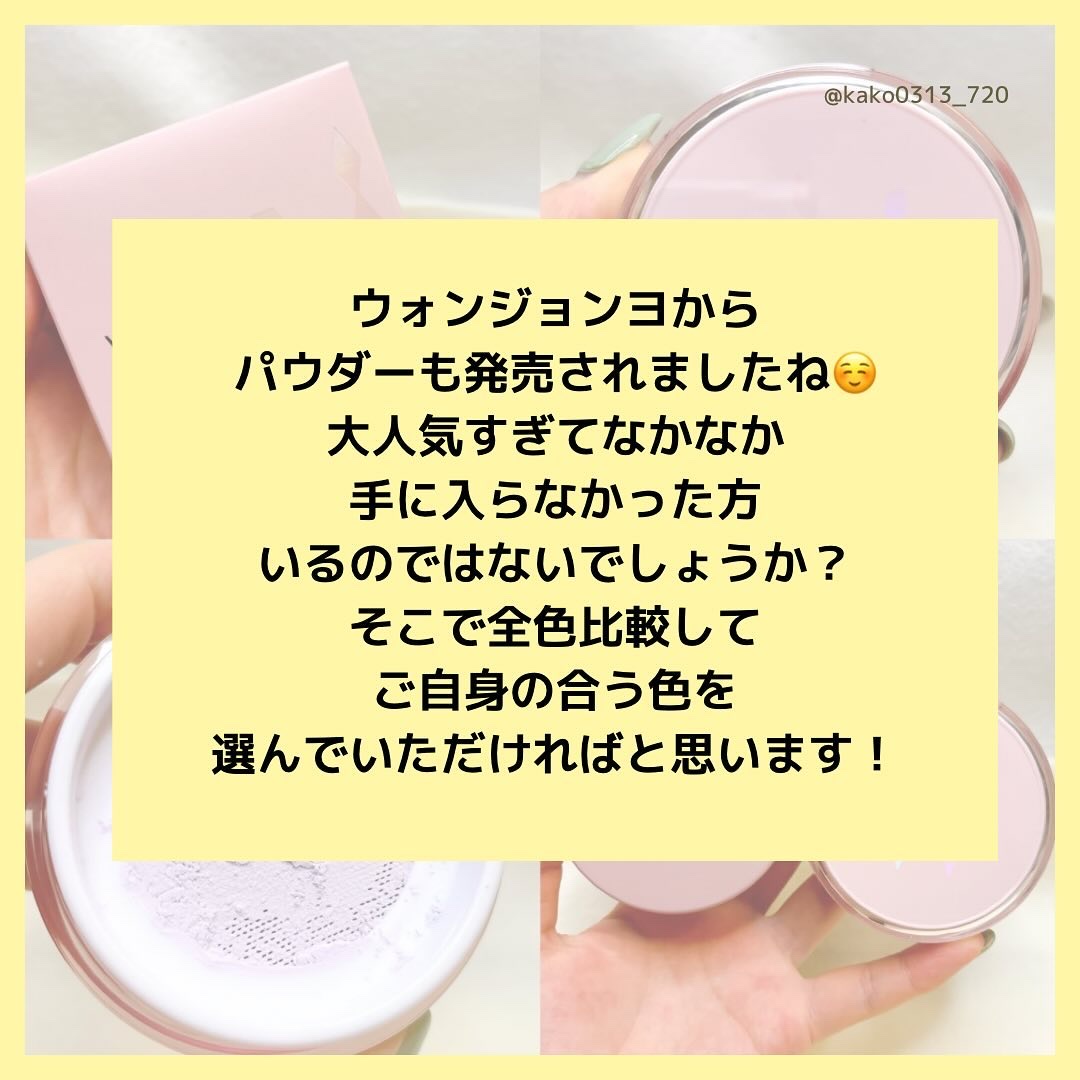 ウォンジョンヨ フィクシングブラーパウダー N/Wonjungyo/ルースパウダーを使ったクチコミ（2枚目）