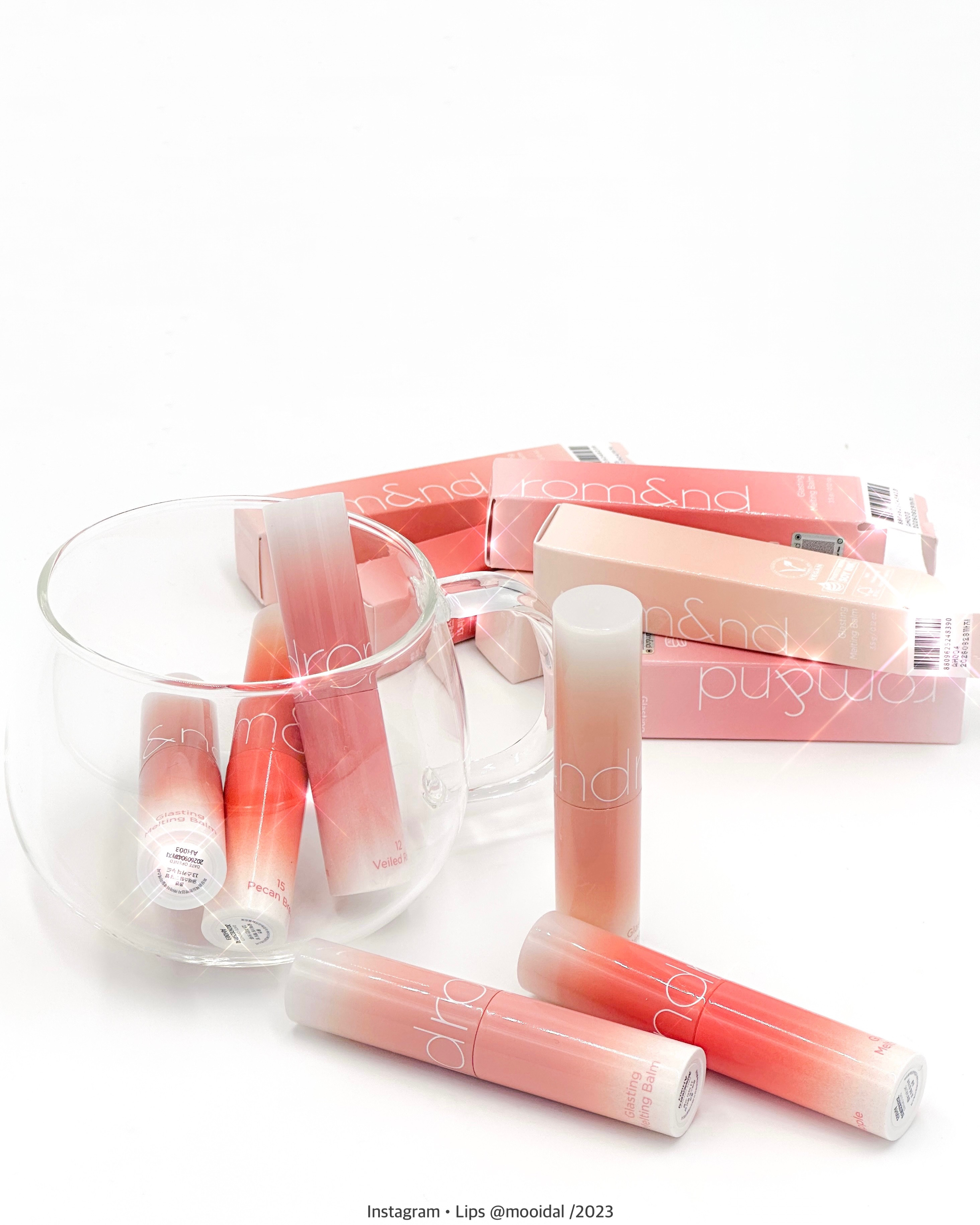 グラスティングメルティングバーム/rom&nd/リップバームを使ったクチコミ（2枚目）