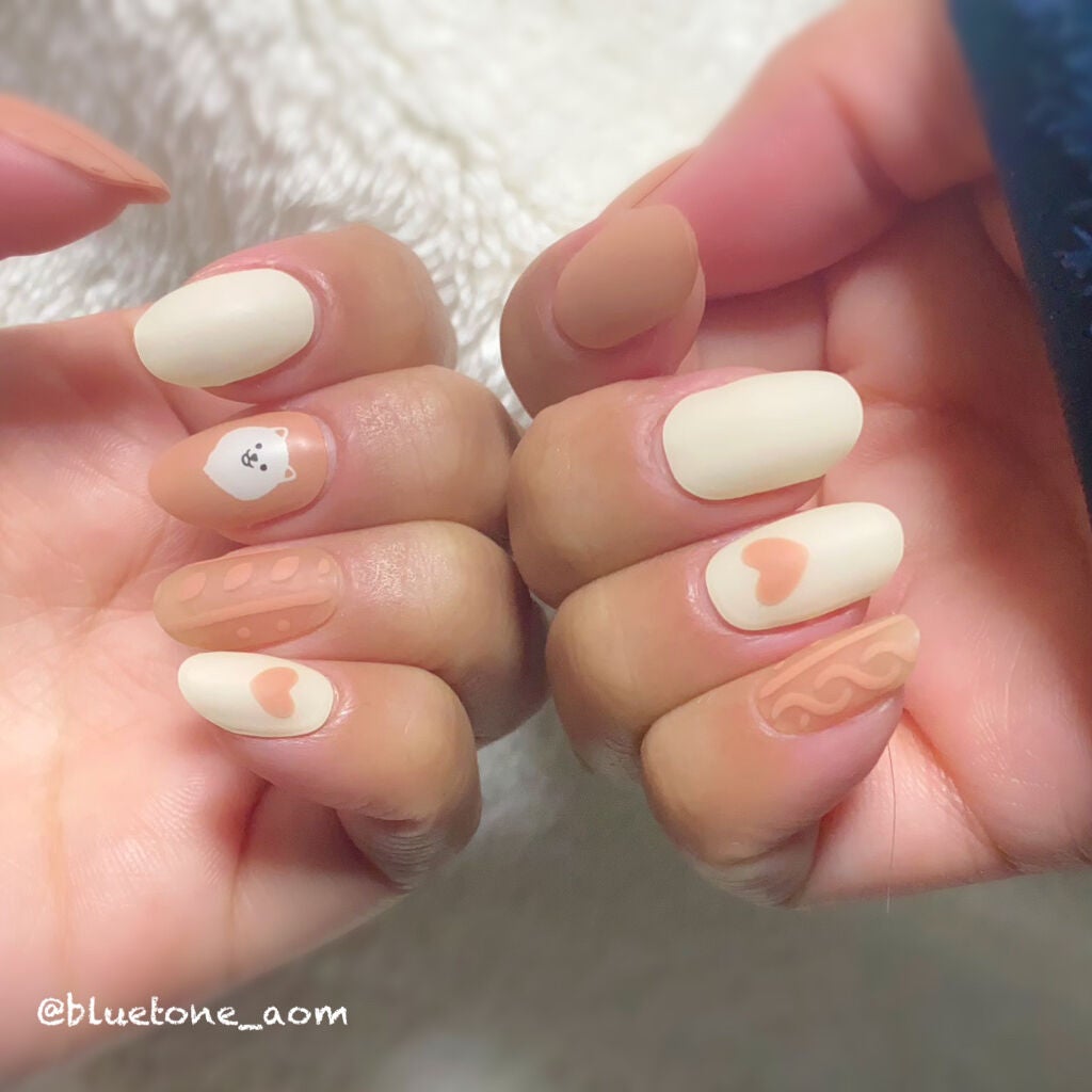 ノンサンディング トップジェル/by Nail Labo/ジェルネイルを使ったクチコミ(9枚目)