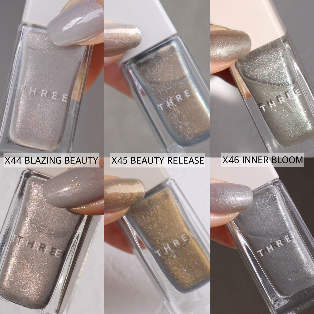 かりん🌷投稿ある方フォロバ on LIPS 「☑︎THREEネイルポリッシュX44BLAZINGBEAUT..」(3枚目)