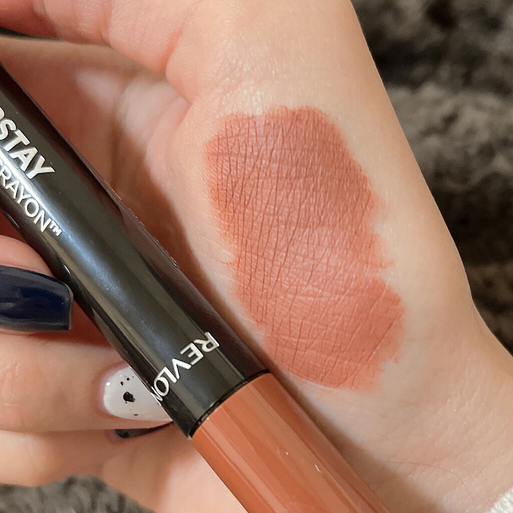 レブロン カラーステイ マット ライト クレヨン 002 クリア ジ エア/REVLON/口紅を使ったクチコミ（2枚目）