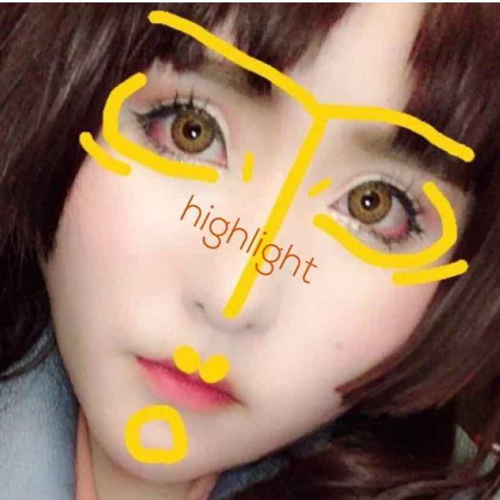 ハートハイライター ユニコーンハート/MAKEUP REVOLUTION/パウダーハイライトを使ったクチコミ（2枚目）