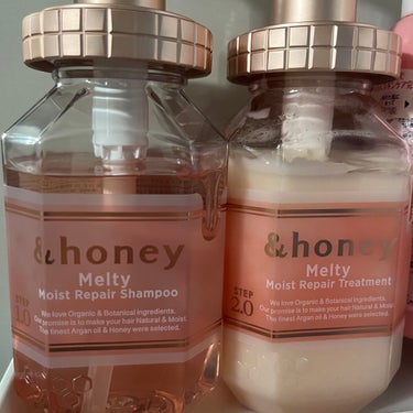 &honey Melty モイストリペア シャンプー1.0／モイストリペア ヘアトリートメント2.0/&honey/シャンプー・コンディショナーを使ったクチコミ（2枚目）