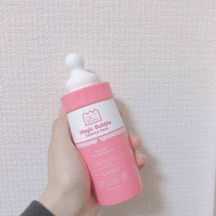 マジックバブルエッセンスパック(ピンク) /BAKER7/洗い流すパック・マスクを使ったクチコミ(1枚目)