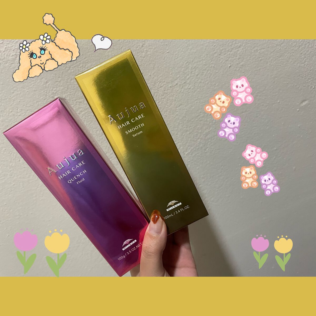 オージュアのヘアトリートメント スムース セラム&クエンチ オージュアのヘアトリートメント スムース セラム&クエンチ