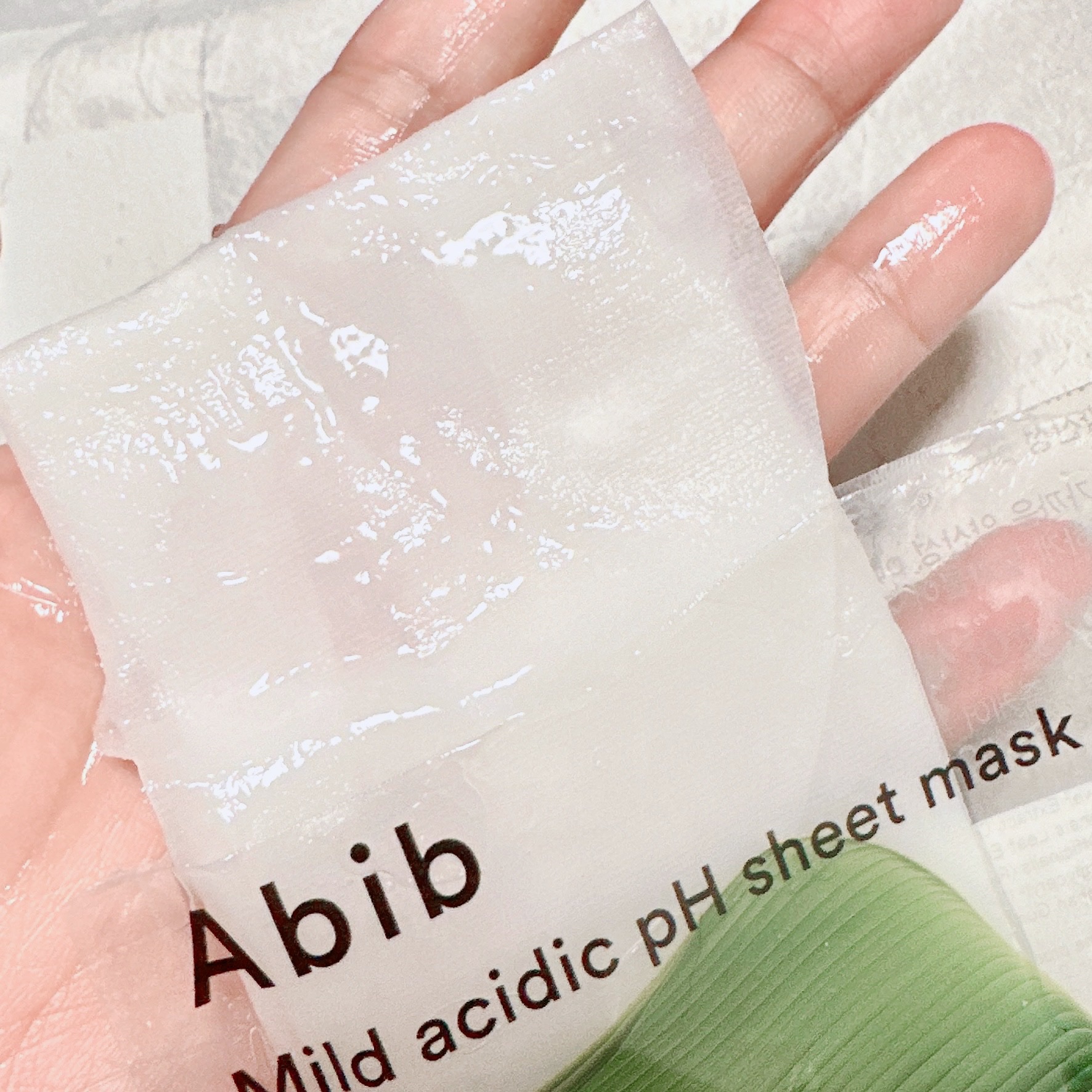 Abib  弱酸性pHシートマスク ドクダミフィットのクチコミ「＼ドクダミでスキンケア🌱／
【Abib 弱酸性pHシートマスク】
☑️ドクダミ
肌が敏感になっ.....」（2枚目）