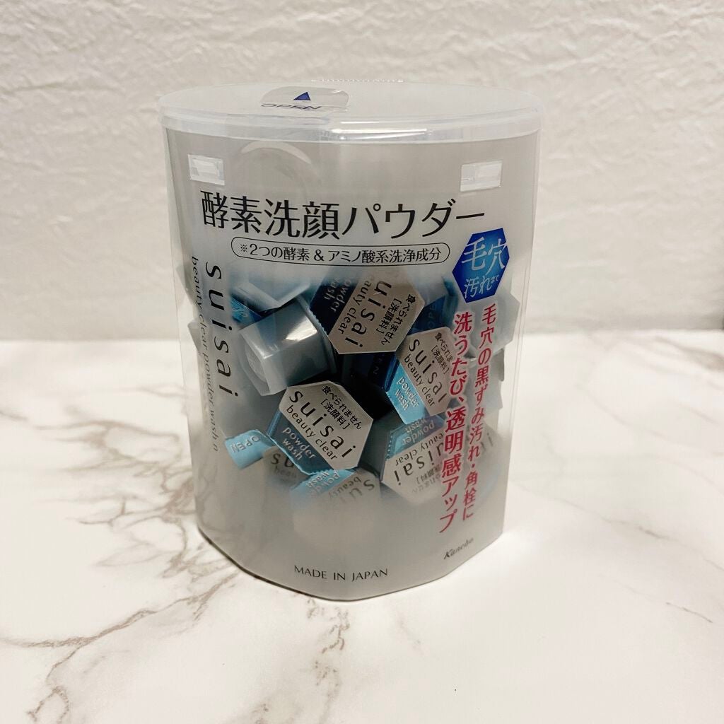 スイサイ ビューティクリア パウダーウォッシュN/suisai/洗顔パウダーを使ったクチコミ(1枚目)