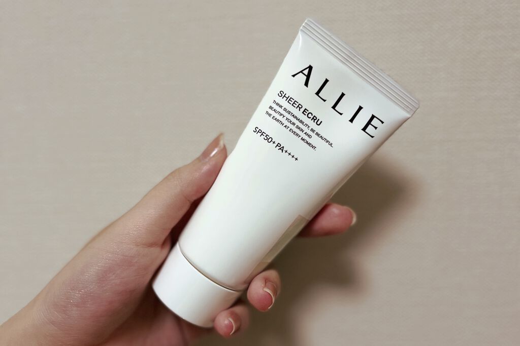 クロノビューティ トーンアップUV 03 シアーエクリュ/アリィー/日焼け止めクリームを使ったクチコミ（1枚目）