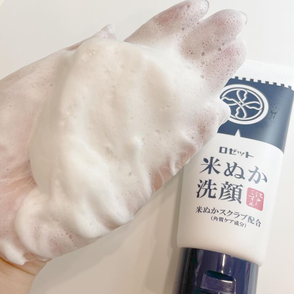 江戸こすめ 米ぬか洗顔/ロゼット/洗顔フォームを使ったクチコミ(3枚目)