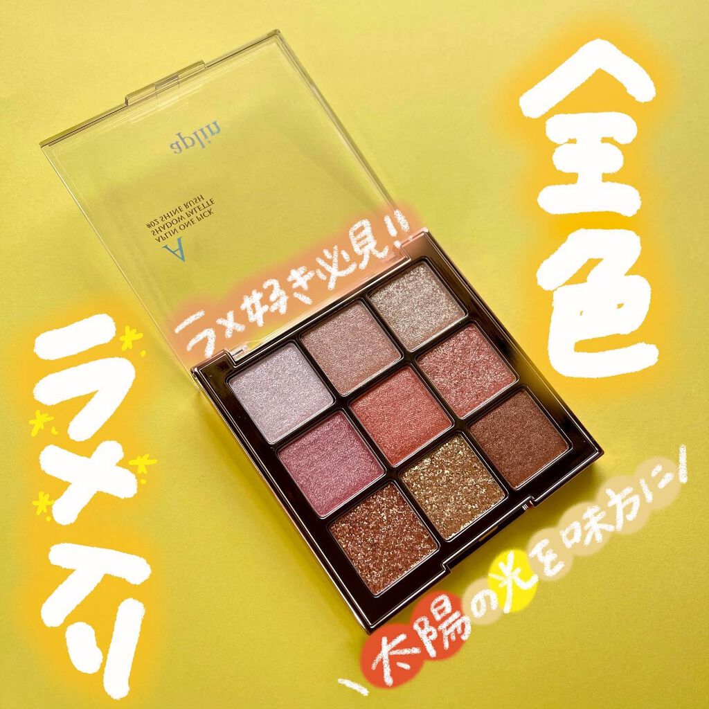 ワンピックアイシャドウパレット/APLIN/アイシャドウパレットを使ったクチコミ(1枚目)