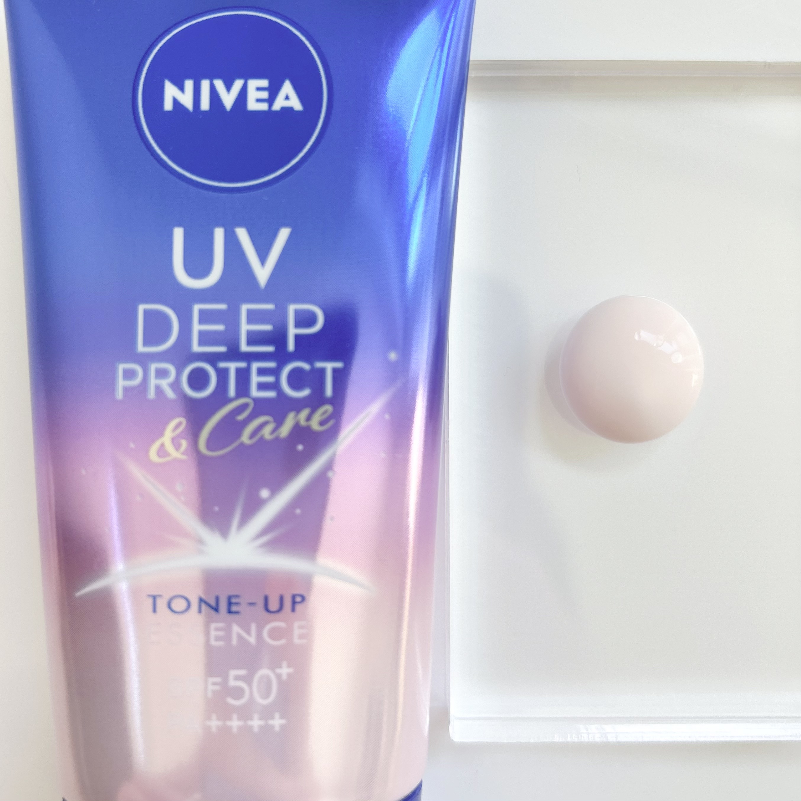 ニベアUV ディープ プロテクト＆ケア トーンアップ エッセンス/ニベア/日焼け止めローションを使ったクチコミ（3枚目）