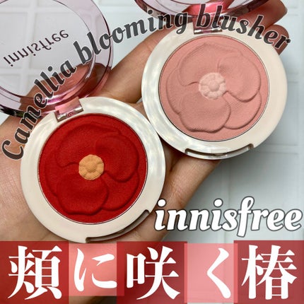 済州 カラーピッカー椿ブルーミングチーク/innisfree/パウダーチークを使ったクチコミ(1枚目)