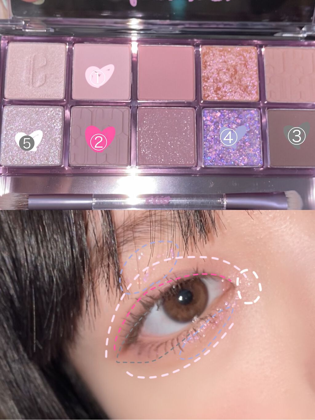 プロ アイ パレット/CLIO/アイシャドウパレットを使ったクチコミ(2枚目)