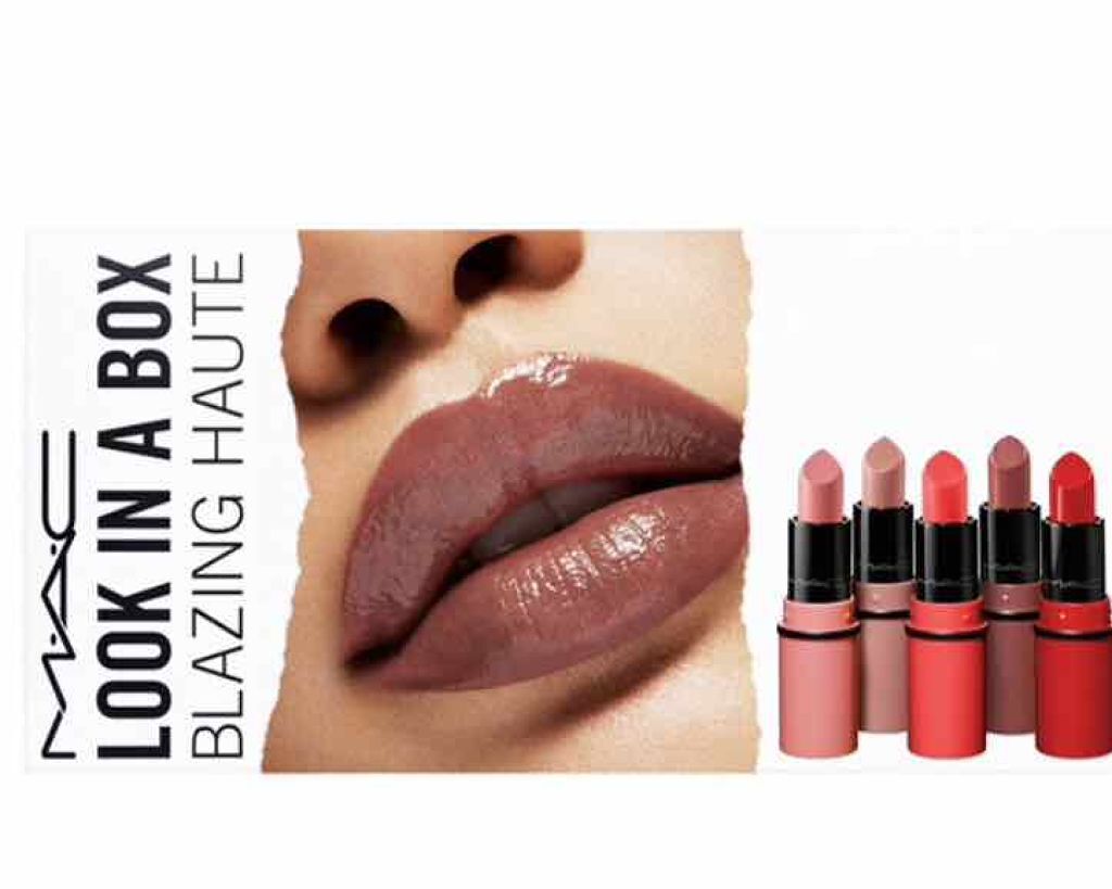 新品箱付　MAC 非売品　メイクボックス⭐︎リップスティック付 限定メイクアップキット】ルック イン ア ボックス：ブレイジング