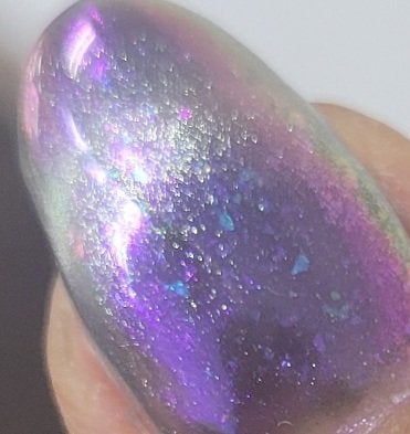 おたゆ!🫦 on LIPS 「ニューセルフネイル♥ちょっと闇を感じるようなグレーベースできゅ..」(4枚目)