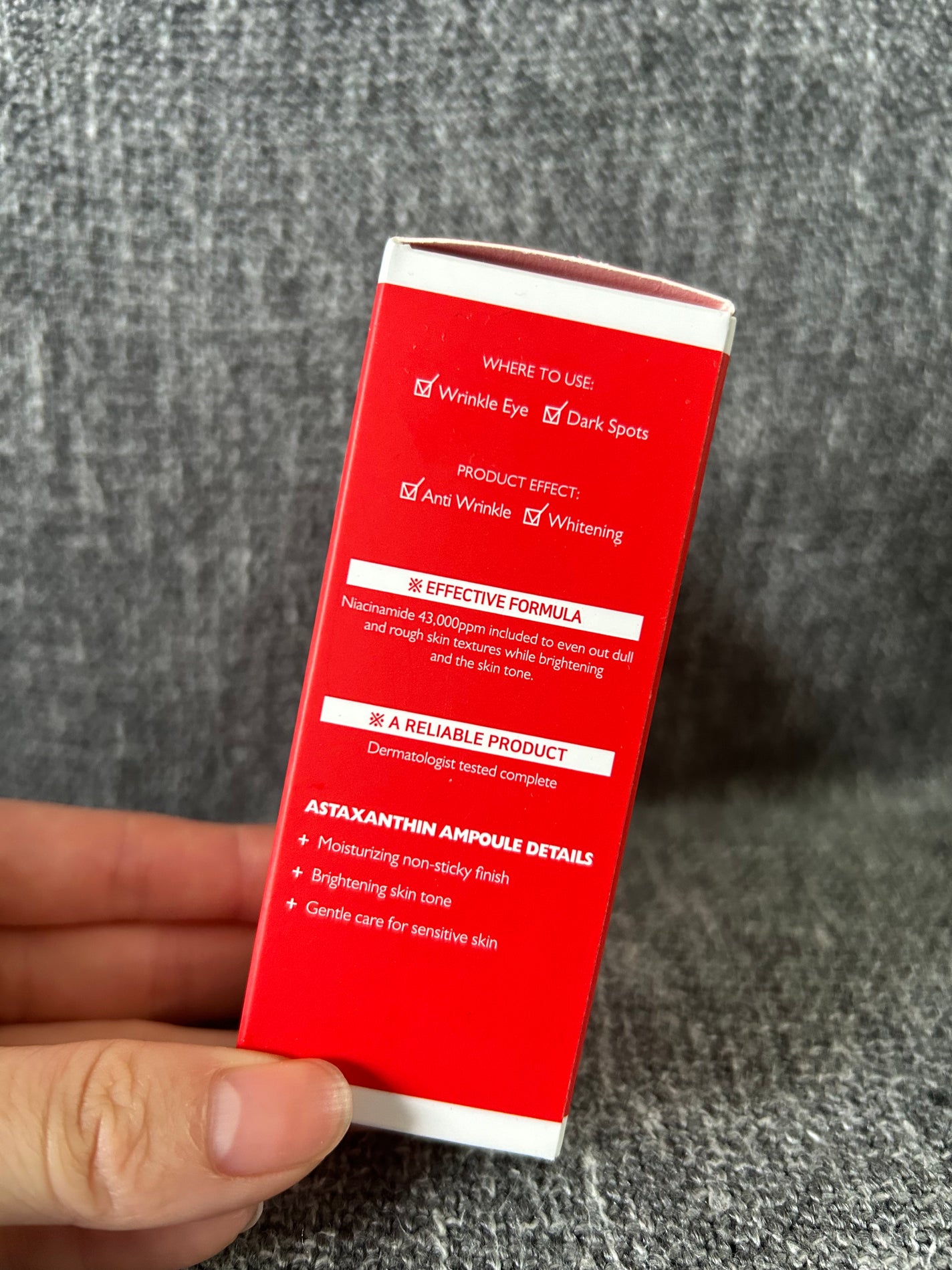 アスタキサンチンアンプル/Dr.Melaxin/美容液を使ったクチコミ(4枚目)