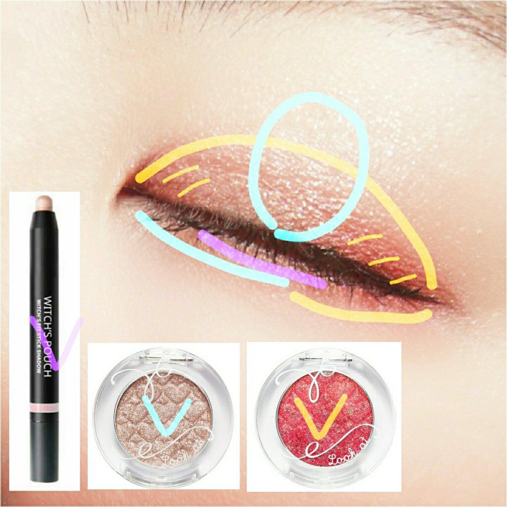 ウィッチズ フィットスティックシャドウ/Witch's Pouch/スティックアイシャドウを使ったクチコミ（2枚目）