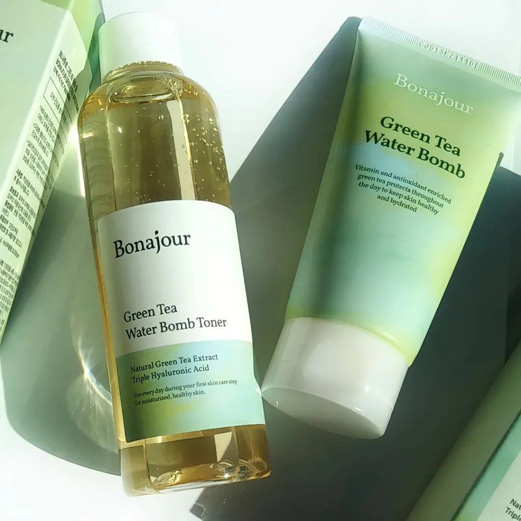グリーンティーウォーターボム/Bonajour/フェイスクリームを使ったクチコミ（1枚目）