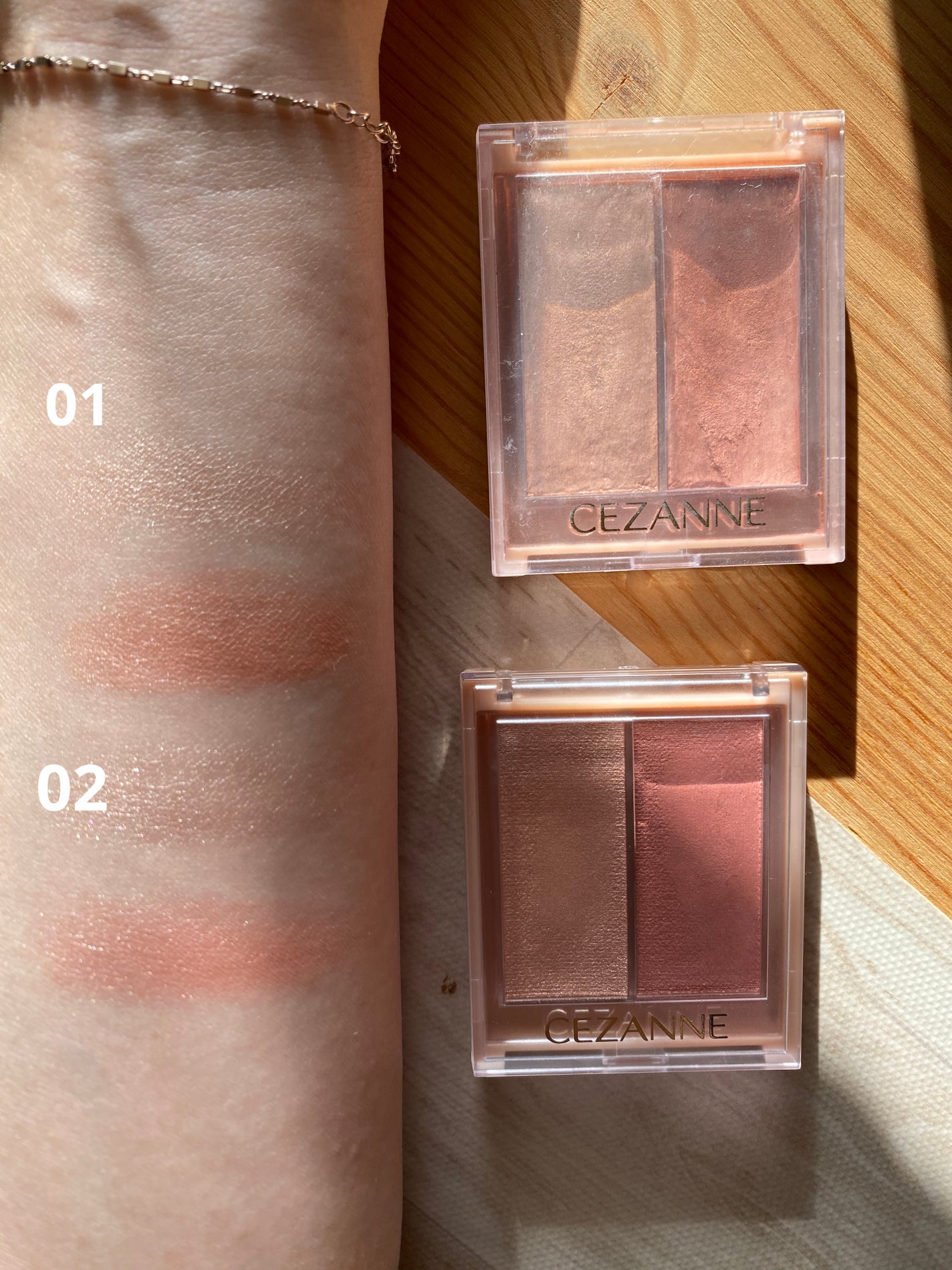 フェイスグロウカラー/CEZANNE/クリームハイライトを使ったクチコミ(2枚目)