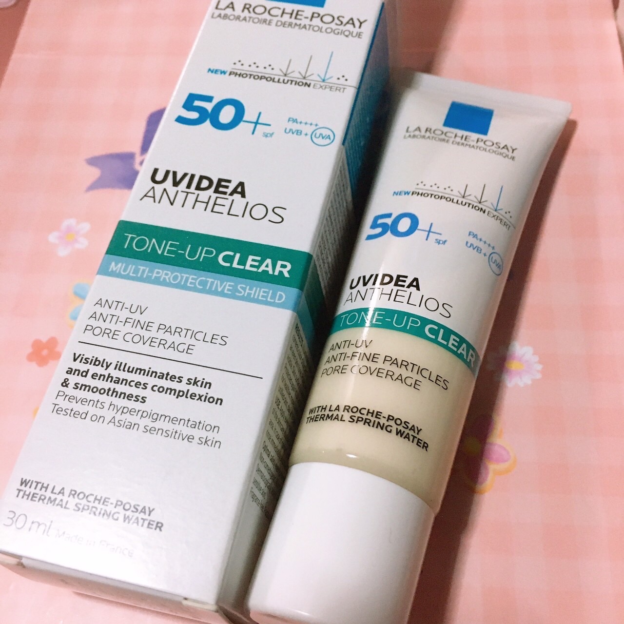 UVイデア XL プロテクショントーンアップ/ラ ロッシュ ポゼ/日焼け止めクリームを使ったクチコミ（3枚目）