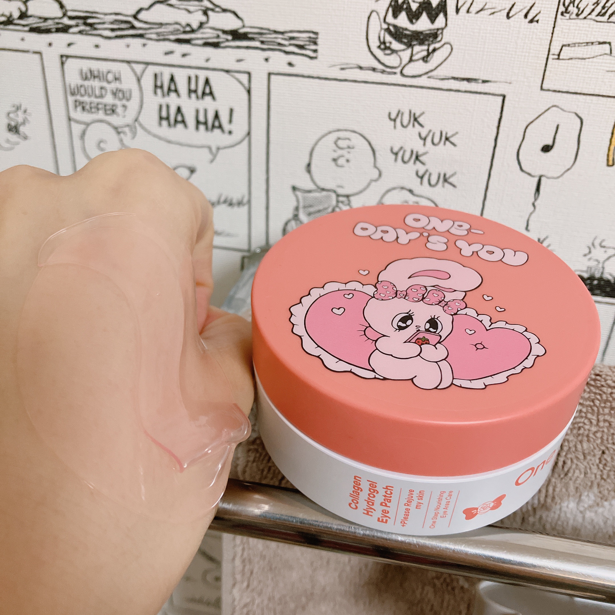 コラーゲンハイドロゲルアイパッチ/One-day's you/アイケア・アイクリームを使ったクチコミ（1枚目）