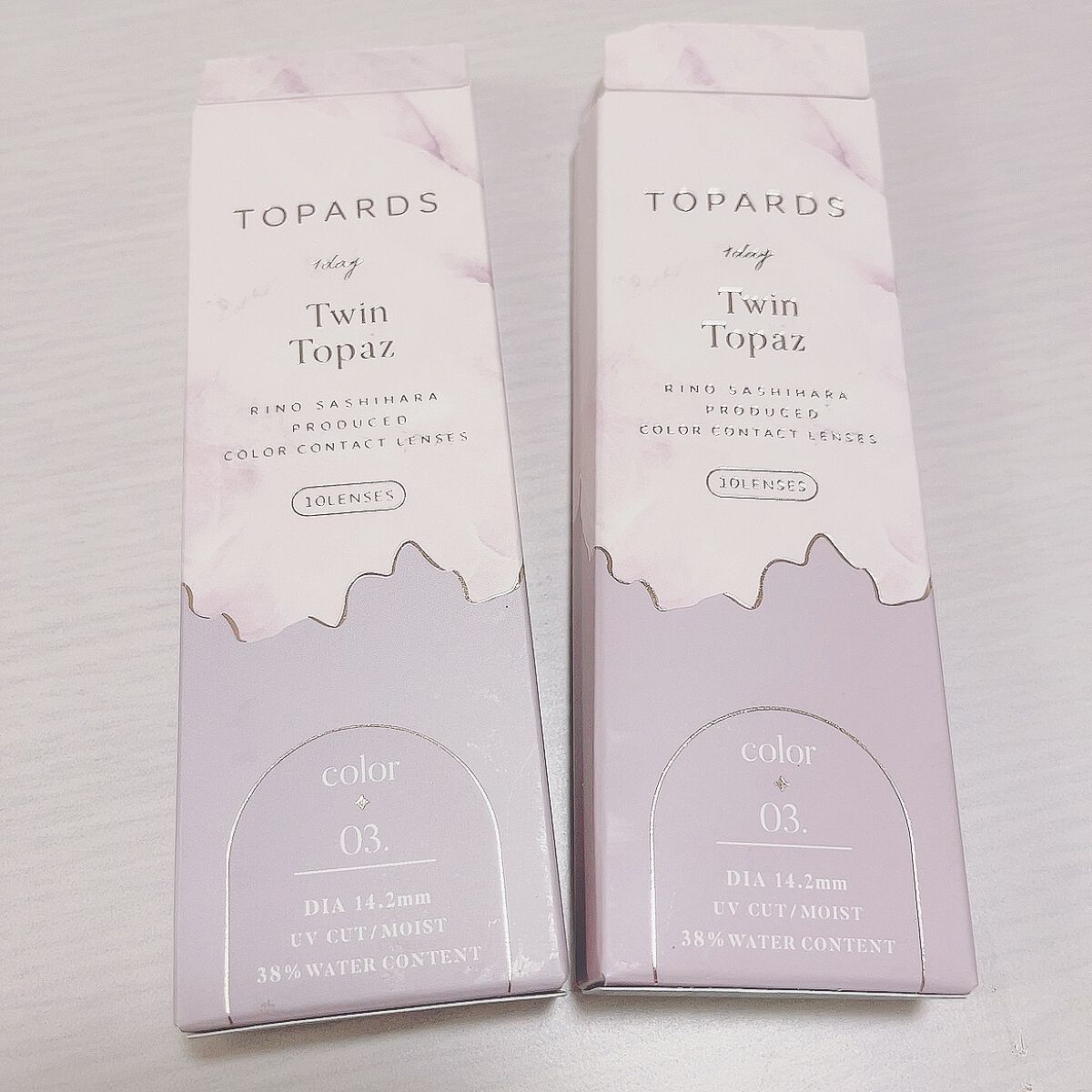 TOPARDS 1day ツイントパーズ/TOPARDS/ワンデー（１DAY）カラコンを使ったクチコミ（1枚目）