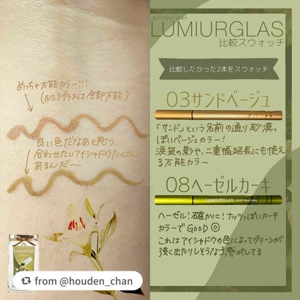 スキルレスライナー/LUMIURGLAS/リキッドアイライナーを使ったクチコミ(2枚目)