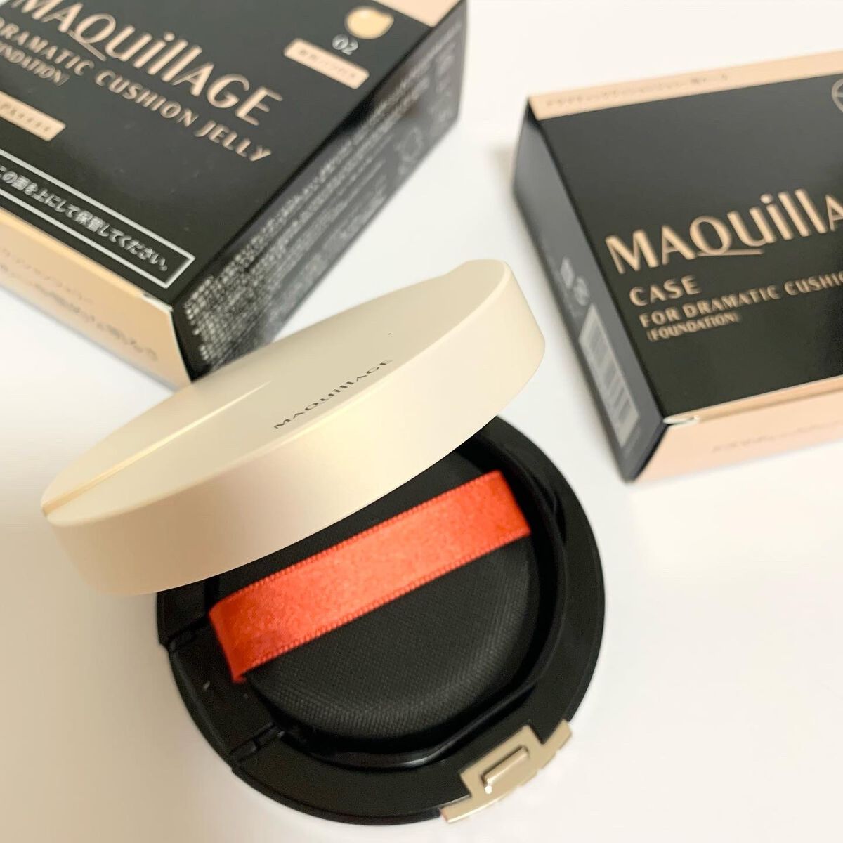 ドラマティッククッションジェリー/マキアージュ/クッションファンデーションを使ったクチコミ(1枚目)