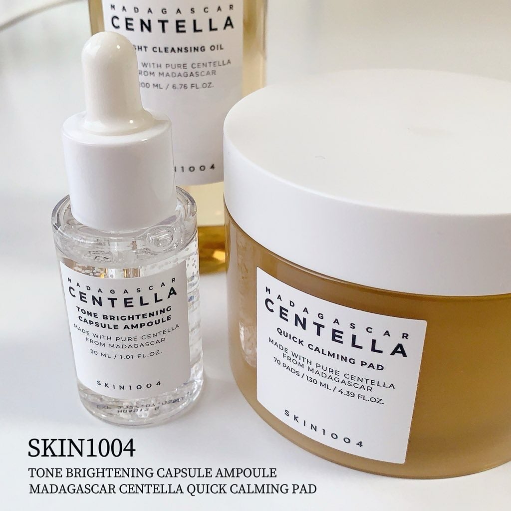 トーンブライトニング カプセルアンプル/SKIN1004/美容液を使ったクチコミ(1枚目)