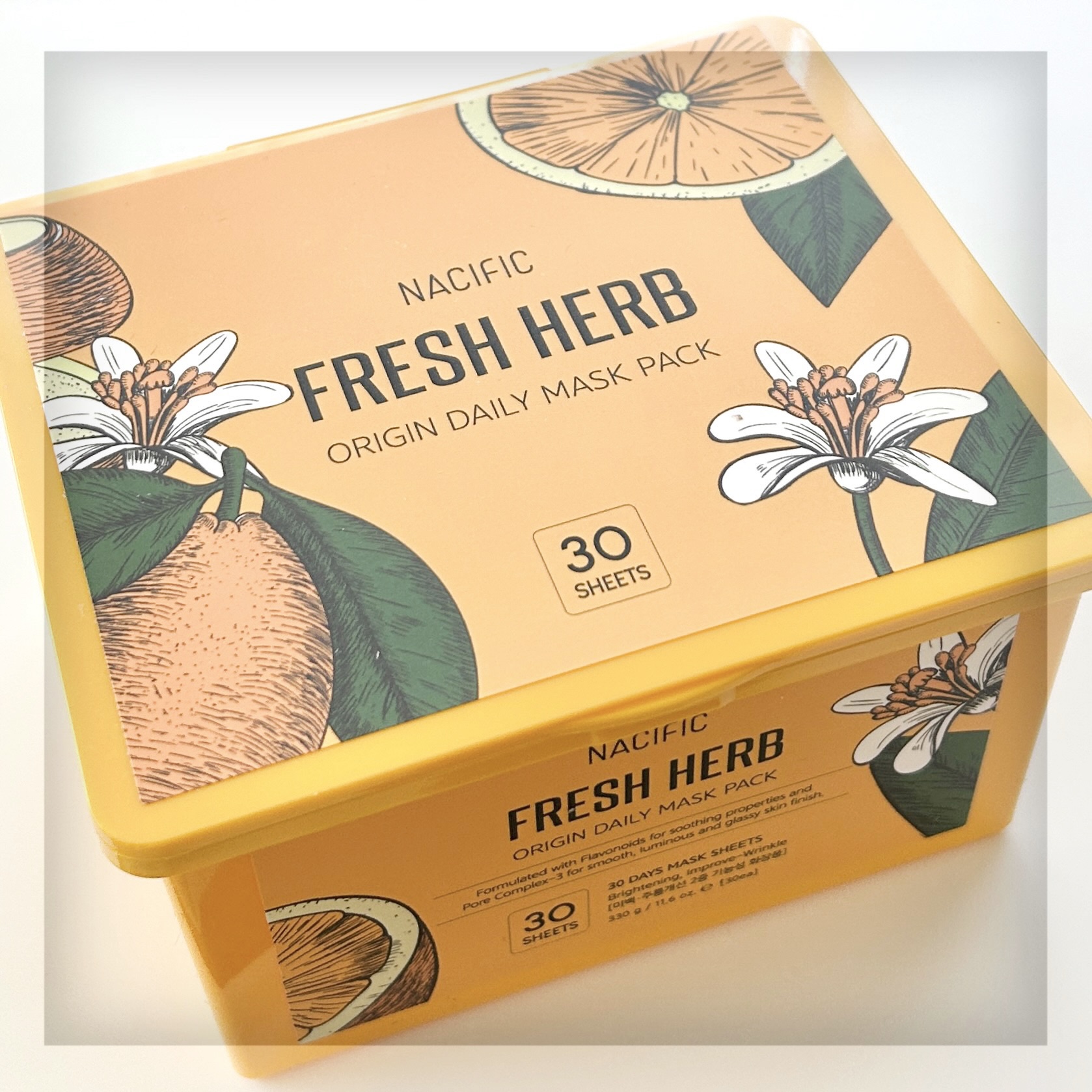 フレッシュハーブオリジンデイリーマスクパック/NACIFIC/シートマスク・パックを使ったクチコミ（1枚目）