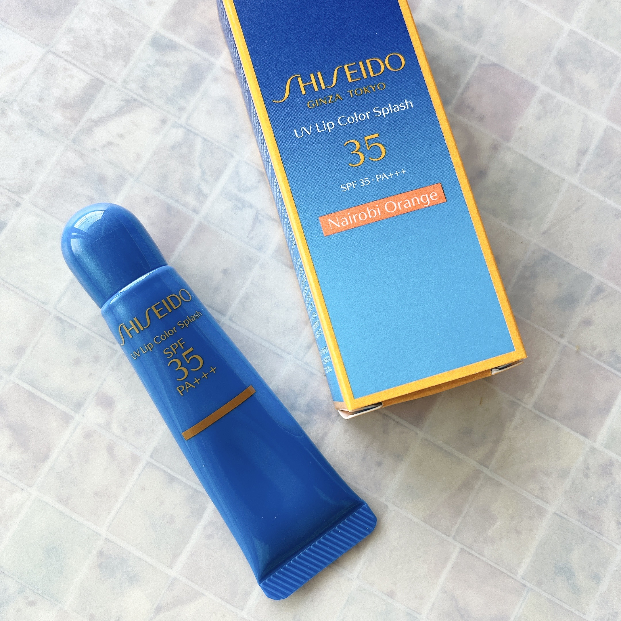 サンケア ＵＶリップカラースプラッシュ ナイロビオレンジ/SHISEIDO/リップグロスを使ったクチコミ（1枚目）